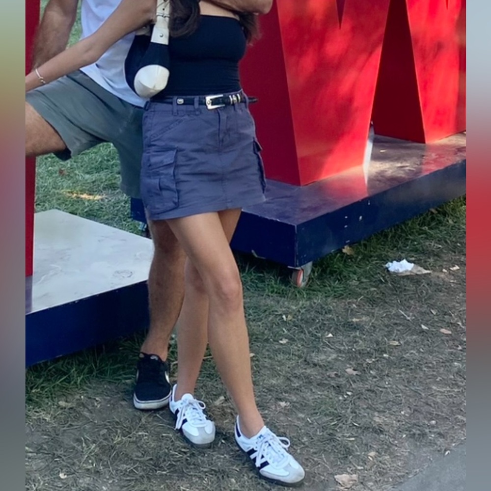 Brandy Melville Charcoal Mini Skirt